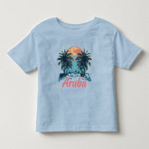 Aruba Island Design (Version 2) - Toddler Fine Jer T-shirt