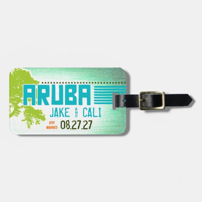 ARUBA Luggage Tag (Front Horizontal)