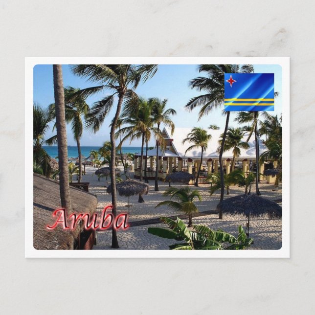 Aruba - Manchebo Beach - Postcard (Front)