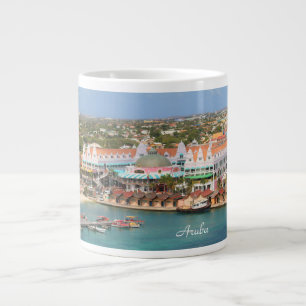 Aruba, Marina, Photography, Large Coffee Mug