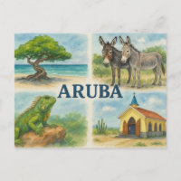Aruba multiview watercolor