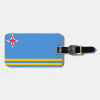 Aruba National Flag Team Support Luggage Tag