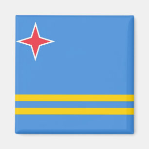 Aruba National World Flag Magnet
