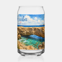 Aruba Natural Bridge rock formation Caribbean