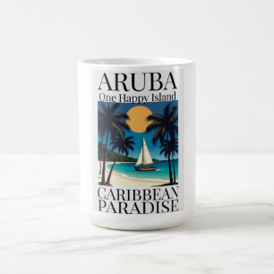 Aruba One Happy Island  Coffee Mug