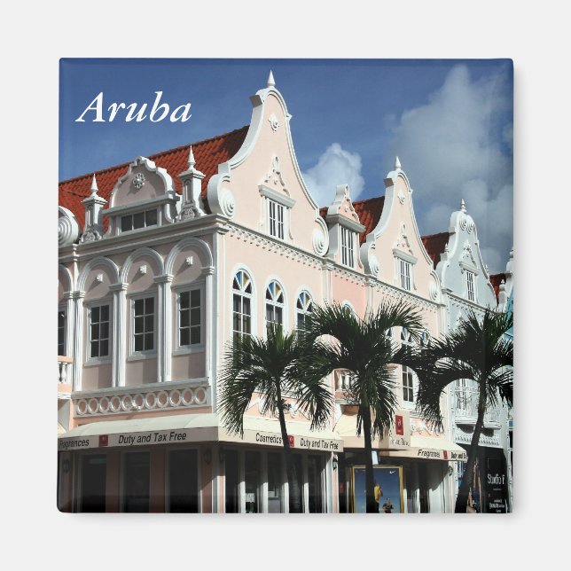 Aruba, Oranjestad, Caribbean Magnet (Front)