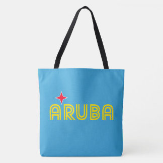 Aruba Retro Tote Bag