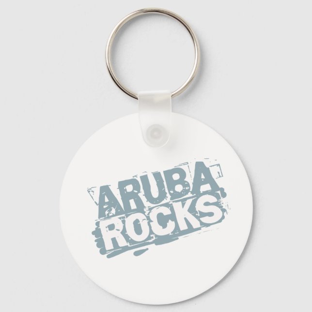 Aruba Rocks Keychain (Front)