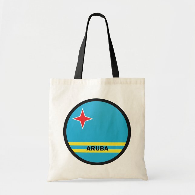Aruba Roundel quality Flag Tote Bag (Front)