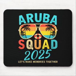 Aruba Squad 2025 Vacation Friends Family Matching  Mouse Pad