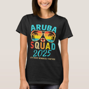 Aruba Squad 2025 Vacation Friends Family Matching T-Shirt