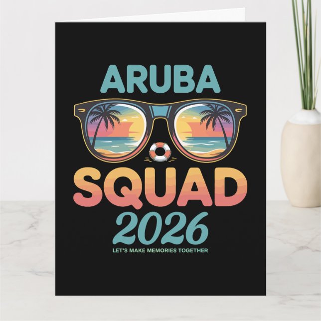 Aruba Squad 2026 Retro Card (Front)