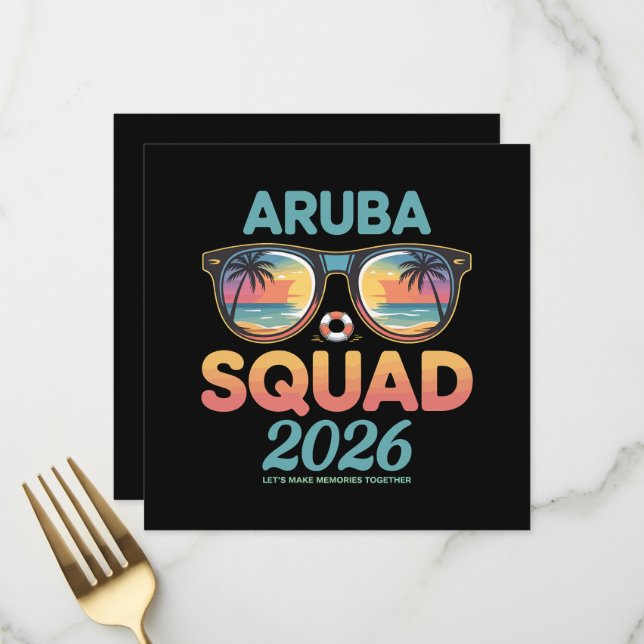 Aruba Squad 2026 Retro Menu (Front/Back In Situ)