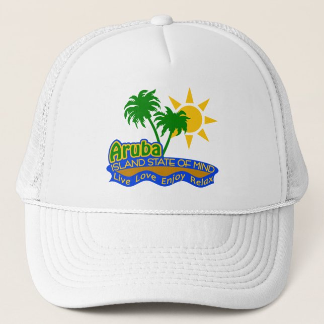 Aruba State of Mind hat - choose colour (Front)