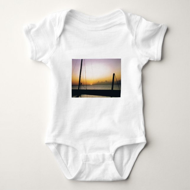 Aruba Sunset Baby Bodysuit (Front)