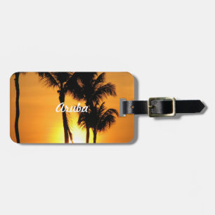 Aruba Sunset Luggage Tag