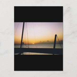 Aruba Sunset Postcard