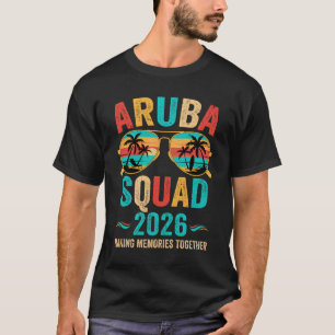 Aruba Vacation Squad 2026 Family Matching Vintage  T-Shirt