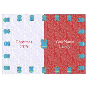 Aruban Angel Black Hair Red White Personalized Tablecloth