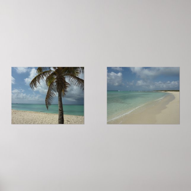 Aruban Beach I Beautiful Nature Scene (Front)