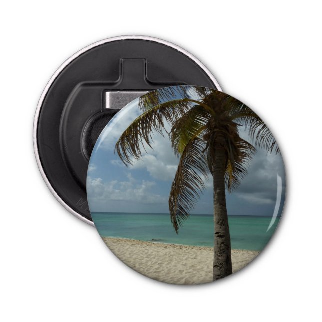 Aruban Beach I Beautiful Nature Scene Bottle Opener (Front)