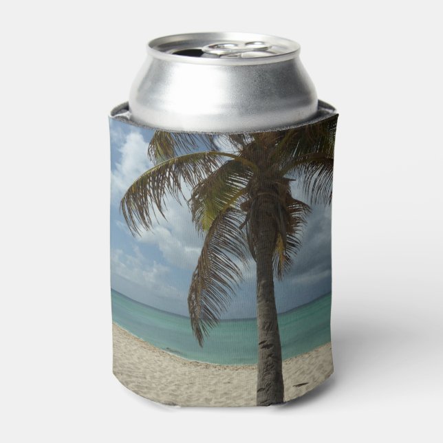Aruban Beach I Beautiful Nature Scene Can Cooler (Can Front)