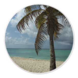 Aruban Beach I Beautiful Nature Scene Ceramic Knob
