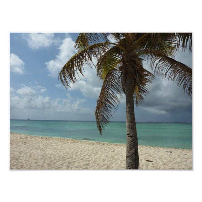 Aruban Beach I Beautiful Nature Scene Photo Print (Front)