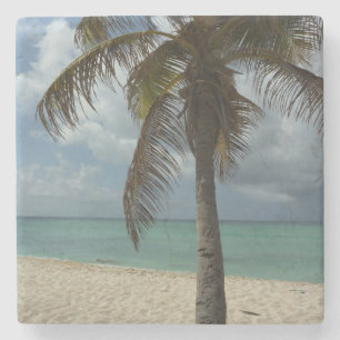 Aruban Beach I Beautiful Nature Scene Stone Coaster