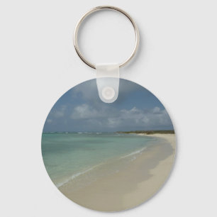 Aruban Beach II Beautiful Nature Scene Keychain