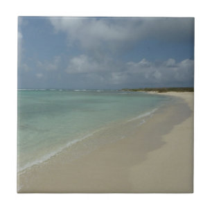Aruban Beach II Beautiful Nature Scene Tile