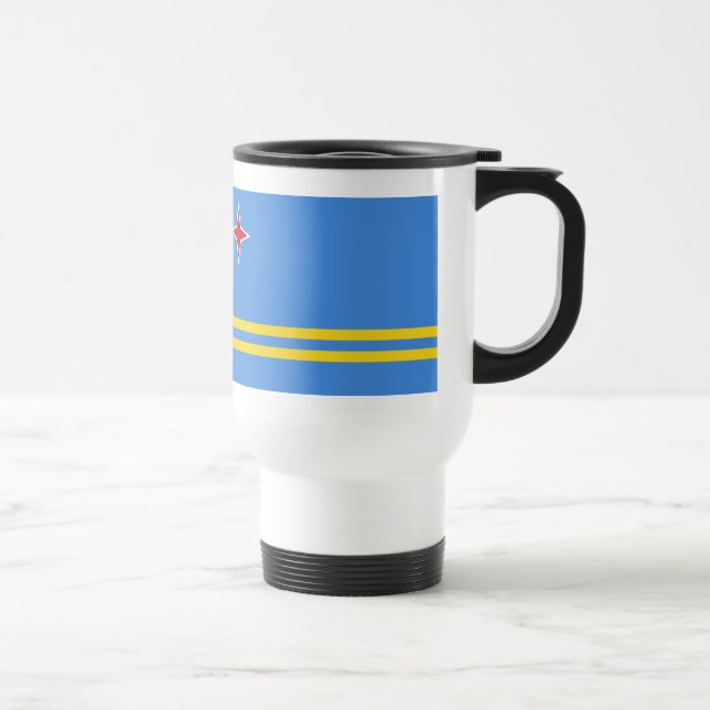 Aruban flag Mug (Right)