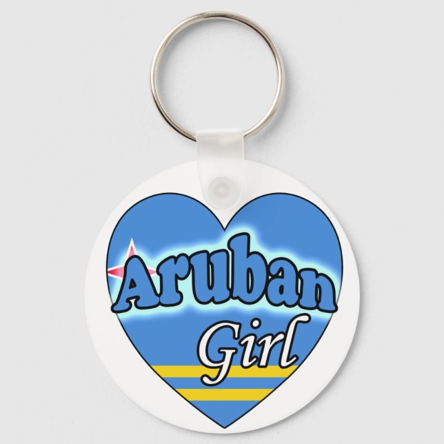 Aruban Girl Keychain (Front)