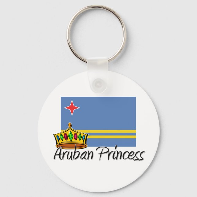 Aruban Princess Keychain (Front)