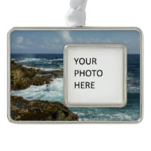 Aruba's Rocky Coast and Blue Ocean