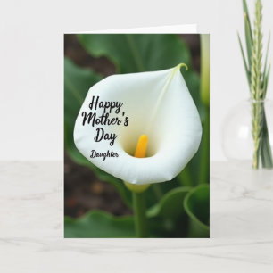 Arum Flower Mothers Day Card