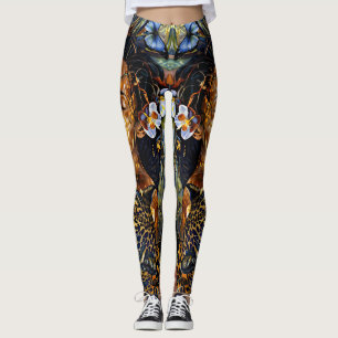 "Arumáya" Jaguar’s Bloom - Women In Amazonia Leggings