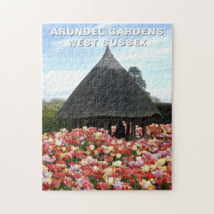 Arundel Gardens in Spring Time, West Sussex Jigsaw Puzzle