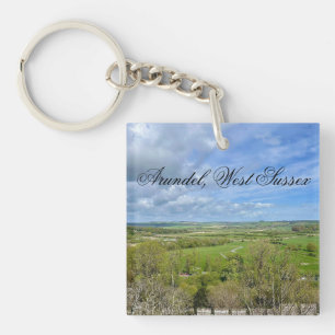 Arundel in Spring Time, West Sussex  Keychain