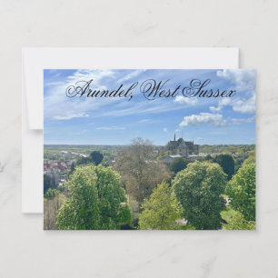Arundel in Spring Time, West Sussex Postcard