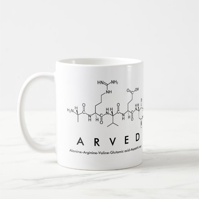 Arved peptide name mug (Left)