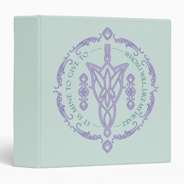 ARWEN™ Evenstar Quote Graphic Binder (Front/Spine)