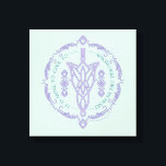 ARWEN™ Evenstar Quote Graphic Canvas Print<br><div class="desc">Embrace the grace and strength of Middle-earth™ with this elegant Lord of the Rings™ design inspired by Arwen™ and the timeless beauty of Elven artistry. At the center, an intricate Evenstar-style motif is framed by delicate scrollwork and flowing ornamental details, creating a refined, symmetrical composition. Encircling the design is the...</div>