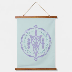 ARWEN™ Evenstar Quote Graphic Hanging Tapestry