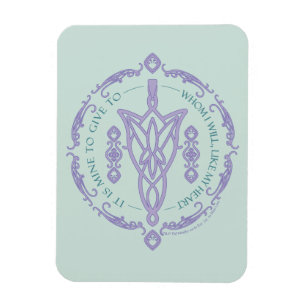 ARWEN™ Evenstar Quote Graphic Magnet