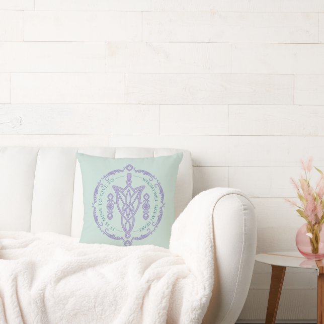 ARWEN™ Evenstar Quote Graphic Throw Pillow (Couch)