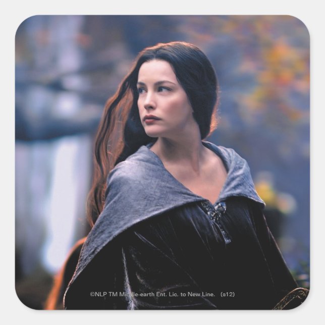ARWEN™ Looking Back Square Sticker (Front)