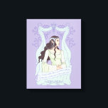 ARWEN™ "Share One Lifetime With You" Graphic Canvas Print<br><div class="desc">Celebrate one of the most romantic moments in Middle-Earth™ with this breathtaking Lord of the Rings™ design inspired by Arwen™. Illustrated in an elegant, storybook style, Arwen stands framed by flowing Elven drapery and delicate vine motifs, her serene expression capturing timeless grace and devotion. Beneath her, the beloved quote reads,...</div>