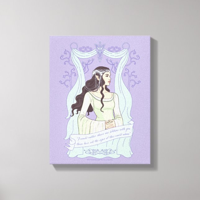ARWEN™ "Share One Lifetime With You" Graphic Canvas Print (Front)