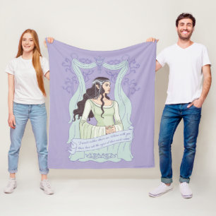 ARWEN™ "Share One Lifetime With You" Graphic Fleece Blanket